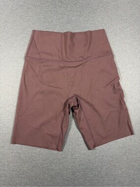 aerie High-Rise Bike Shorts in Dusty Rose